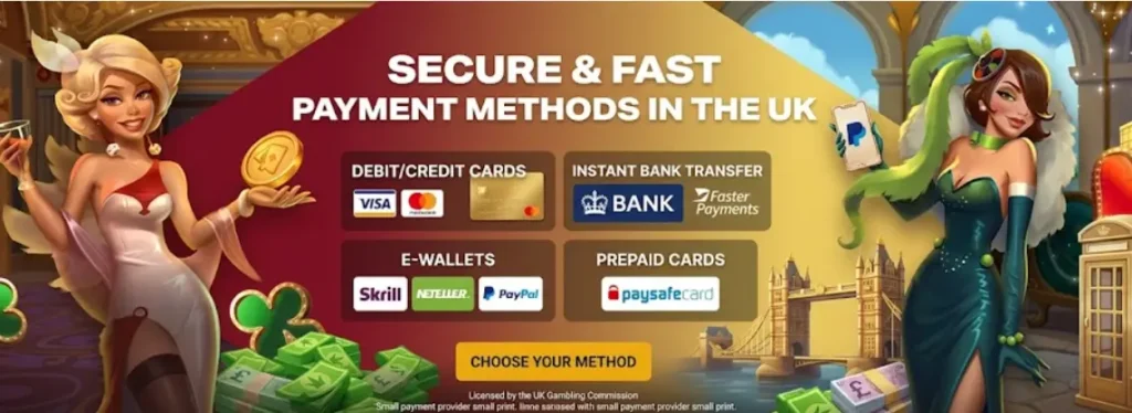 SlotLair Payment Methods.