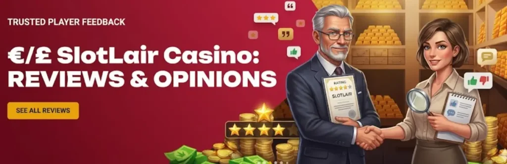 SlotLair Casino Reviews.