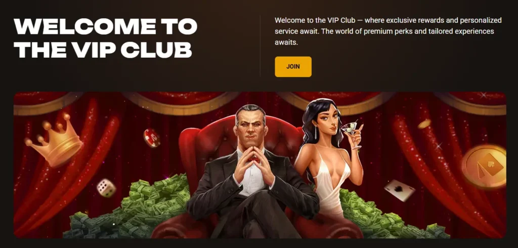 VIP Club welcome banner on Slot Lair with exclusive rewards for high-status players.